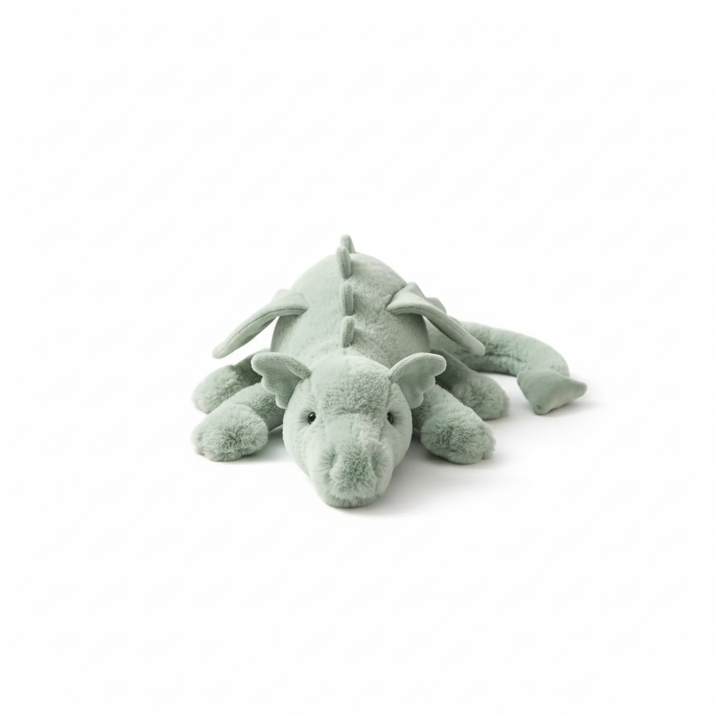 Green Dragon with white background